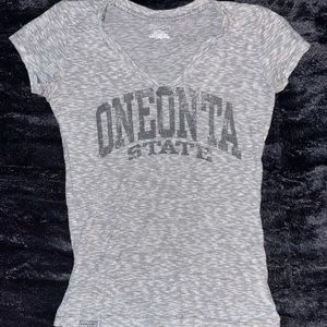 Oneonta college tee shirt, perfect condition.